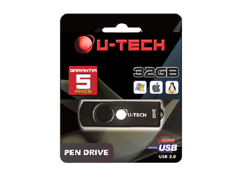 Pen Drive U-Tech 32 GB USB 2.0 PD32