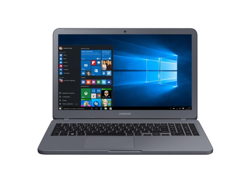 Notebook Samsung Essentials Intel Core i3 7020U 7ª Geração 4 GB de RAM 1024 GB 15.6 " Windows 10 E30