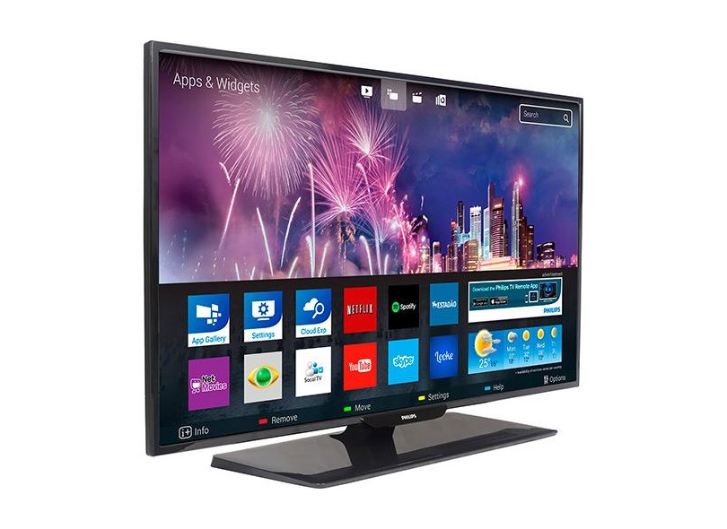 Smart TV TV LED 43" Philips Série 5100 Full HD Netflix 43PFG5100 3 HDMI