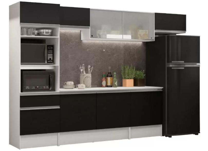 Cozinha Completa 1 Gaveta 9 Portas Topazio Madesa