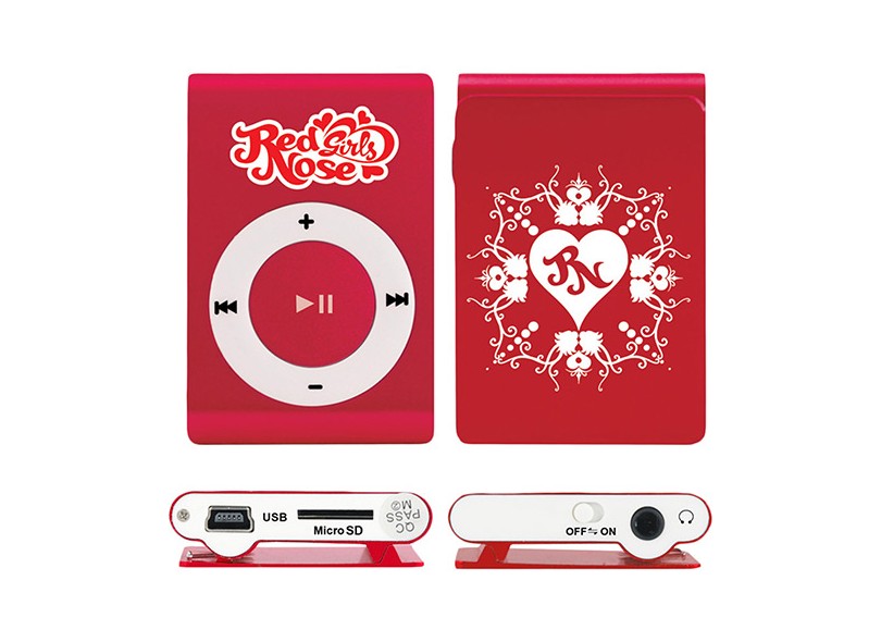 MP3 Player Red Nose MP3-02-RDS