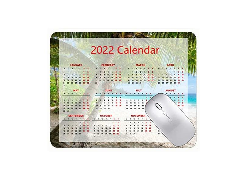 Mouse pad para jogos com design especial 2022, mouse pad de borracha para praia, mar e palmeiras