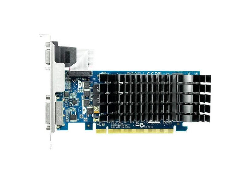 Placa de Video NVIDIA GeForce 210 1 GB DDR3 64 Bits Asus EN210 SILENT/DI/1GD3/V2(LP)