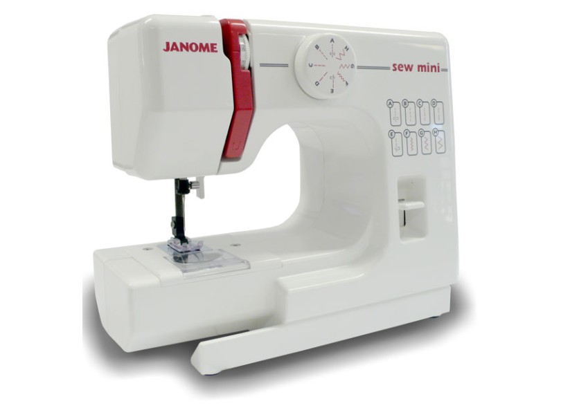 Máquina de Costura Doméstica Portátil Reta Ziguezaque Sew Mini 525 - Janome