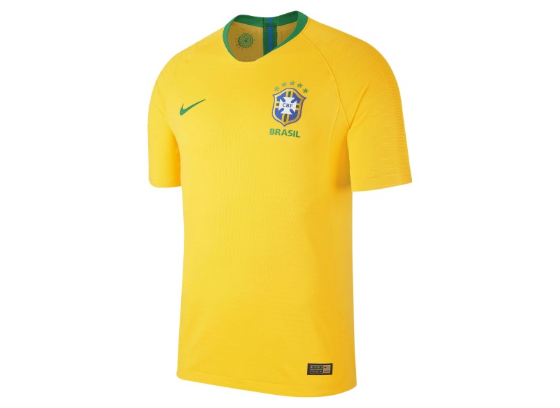 Camisa Jogo Brasil I 2018/19 sem Número Nike