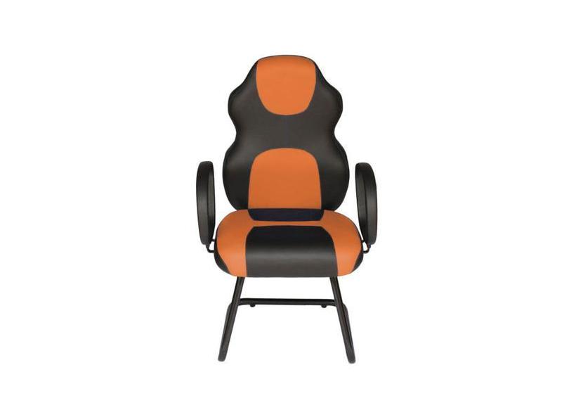 Cadeira Gamer Interlocutor Linha Gamer Racing Laranja - Design Office