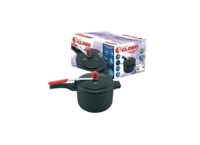 Panela De Pressão Antiaderente 4,5 Litros Globo - Aluminio Globo