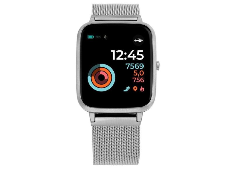 Smartwatch Mormaii Life Unissex Full Display Prata - MOLIFEAL/7K MOLIFEAL/7K-Unissex