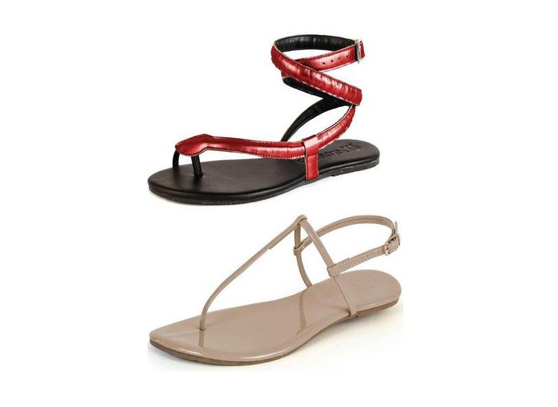 Sandalias best sale rasteiras promoção