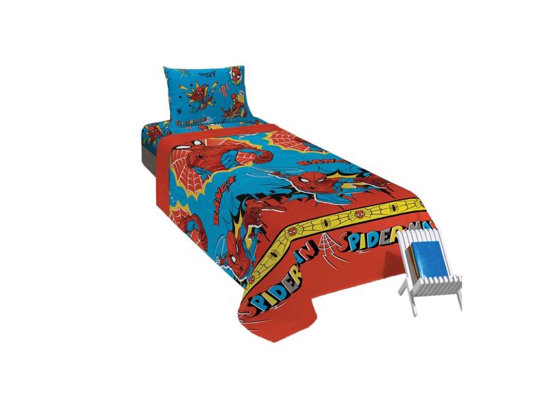 Jogo De Cama Infantil Homem Aranha