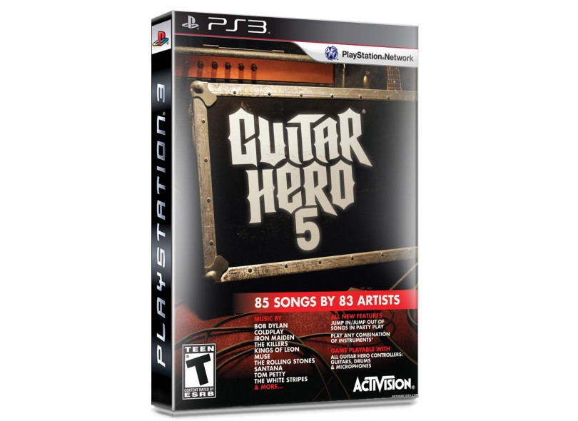 Jogo Guitar Hero 5 Activision PS3