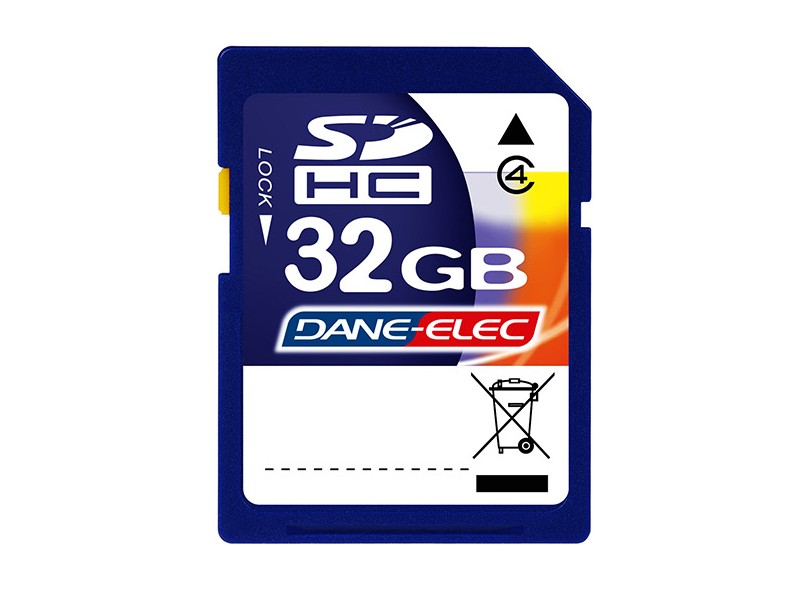 Cartão de Memória SDHC Dane-Elec 32 GB DA-SDCA32G-C