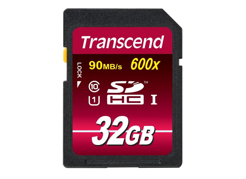 Cartão de Memória SDHC-I Transcend 32 GB TS32GSDHC10U1E