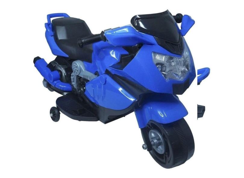 Mini Moto Eletrica 6V Azul - Importway