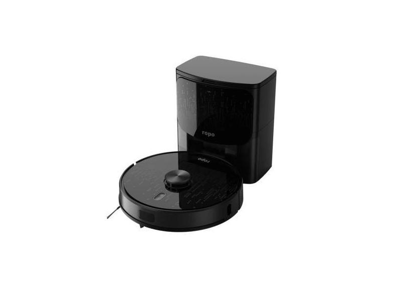 Robô Aspirador Ropo Laser + Estação Autolimpante 3 em 1 Google, Alexa,