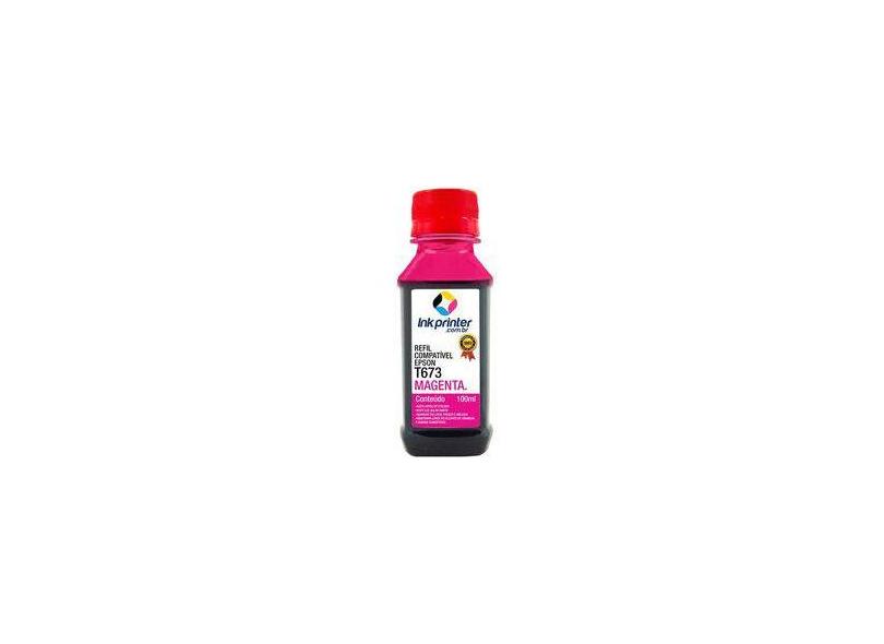 Refil De Tinta Compatível Inkprinter Magenta Para Impressora Epson L805