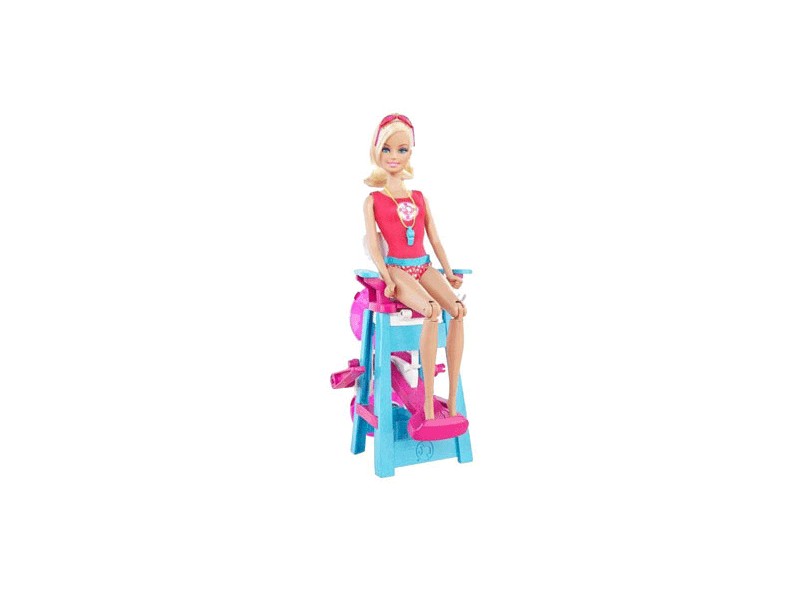 Boneca Barbie Salva Vidas Mattel