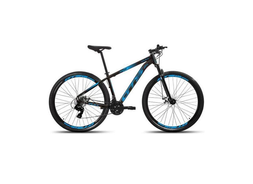 Bicicleta Aro 29 GTS Full 24 Marchas Freios a Disco - GTS Feel, Preto,