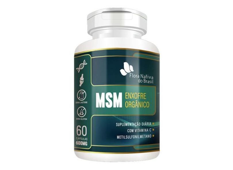 Enxofre Orgânico Msm 600mg 3 X 60 Cápsulas Flora Nativa com o Melhor