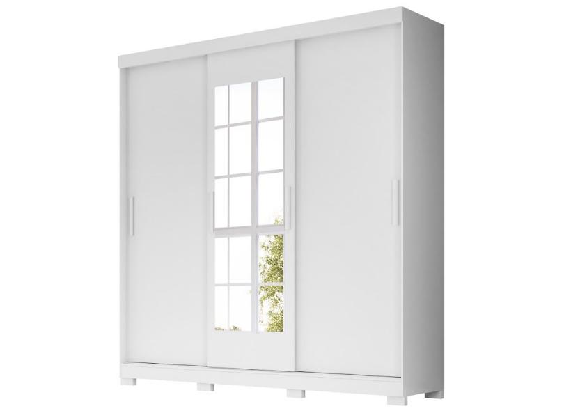Guarda-Roupa Casal 3 Portas 2 Gavetas com Espelho Ilhéus Moval
