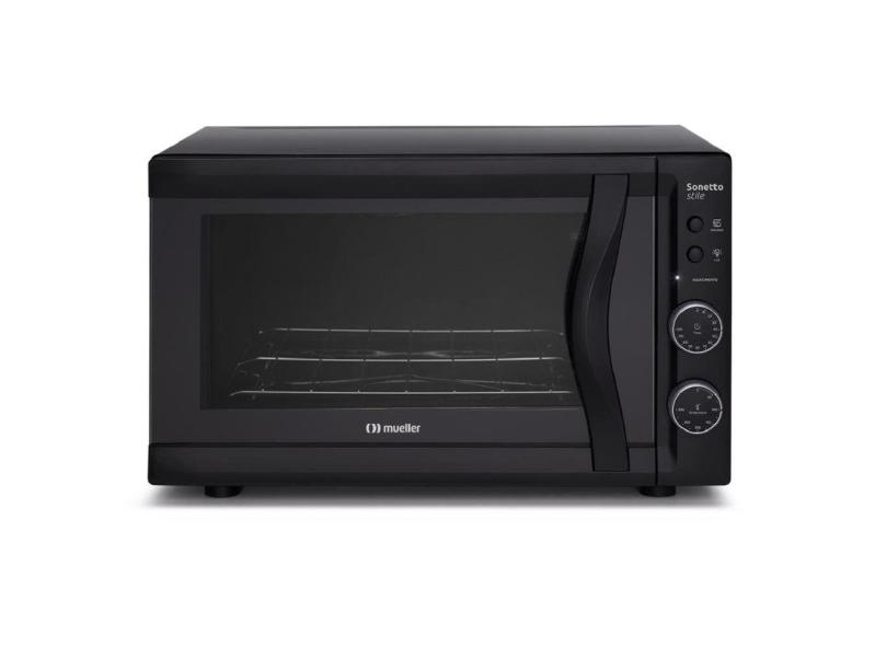 Forno Elétrico de Bancada Mueller 44 Litros Sonetto Stile Preto G3 - 220V
