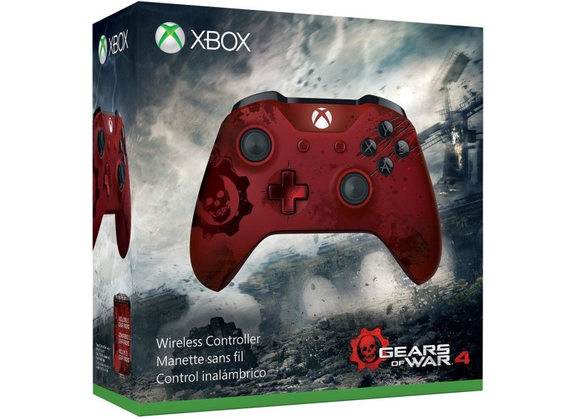 Controle Xbox One sem Fio Gears of War 4 - Microsoft