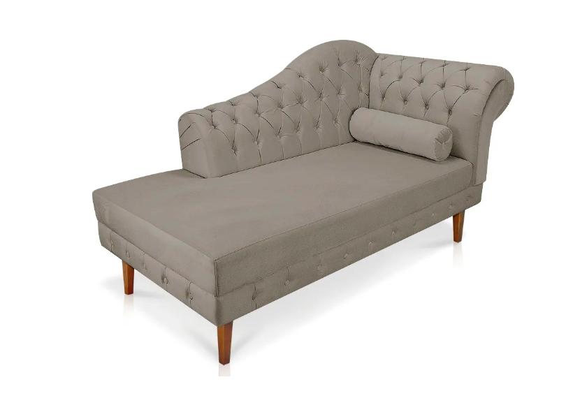 Divã Suede Mônaco 165cm D'Rossi