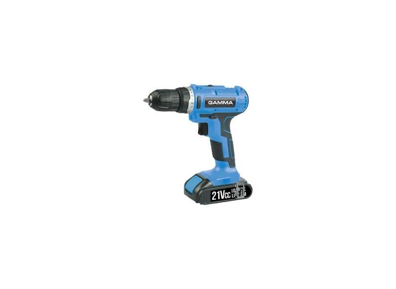 Parafusadeira Furadeira a bateria 21Vcc - Gamma