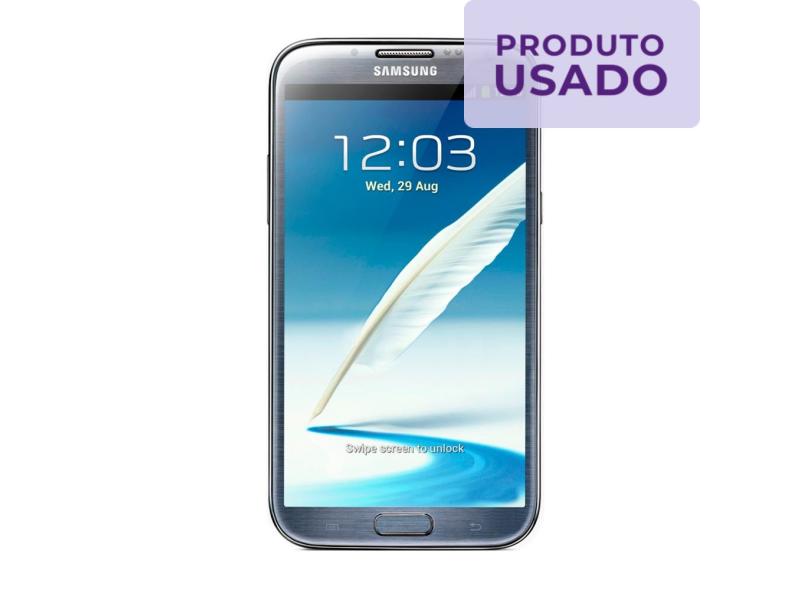 Smartphone Samsung Galaxy Note 2 N7100 Usado 16GB 8.0 MP Android 4.1 (Jelly Bean)