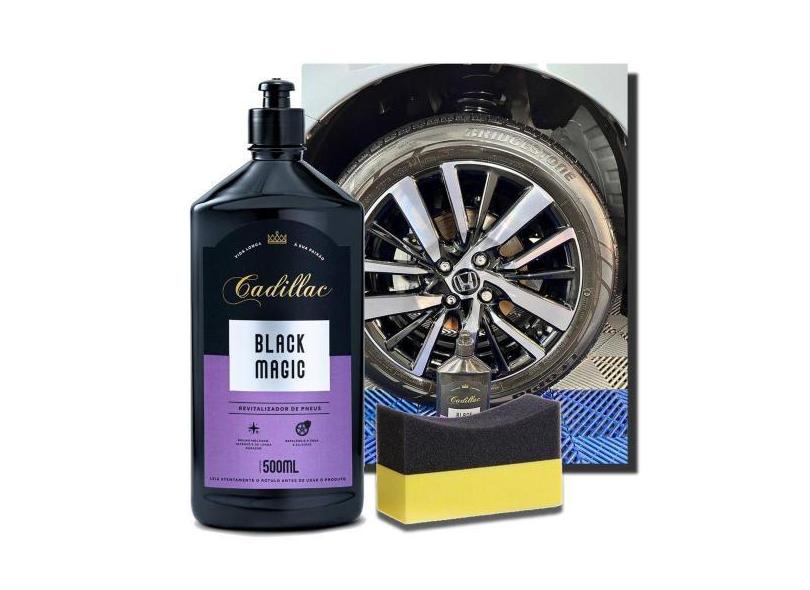 Kit Black Magic 500ml Pretinho Cadillac + Aplicador Pretinho