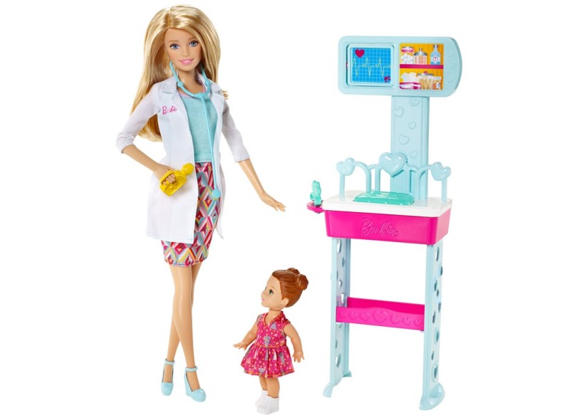Boneca Barbie Quero Ser Doutora Mattel