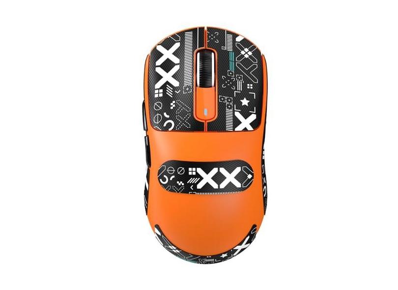 ATTACK SHARK Mouse X3 leve sem fio para jogos com fita antiderrapante para mouse, design autoadesivo, elástico refinado, aderências laterais, almofadas resistentes ao suor/pasta antisuor, cortado para