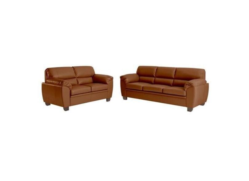Conjunto 2 e 3 lugares Couro Nauru Gran Belo