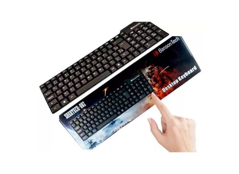 Teclado USB Banson Tech Shertech-802 ABNT2
