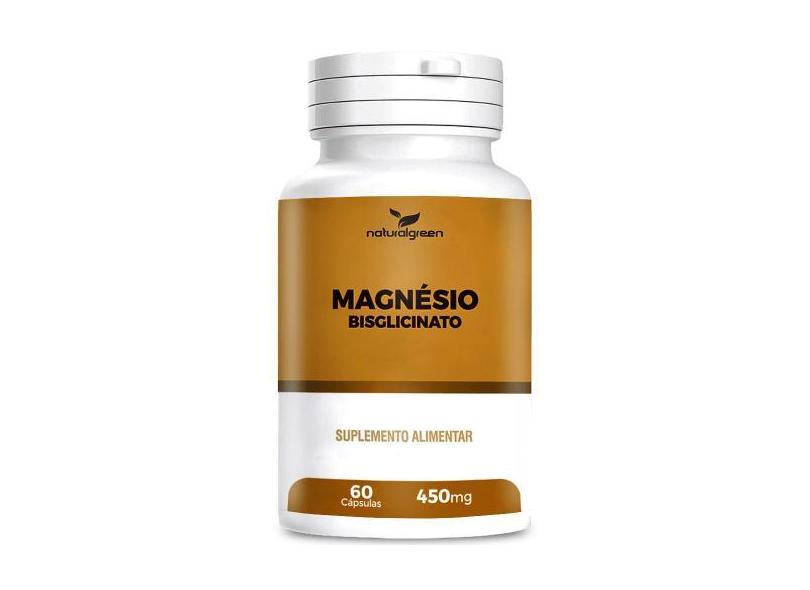 Magnesio Bisglicinato 450Mg 60 Caps - Natural Green