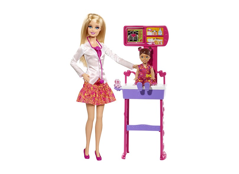 Barbie - Pediatra - Boneca Eu Quero Ser, EU QUERO SER