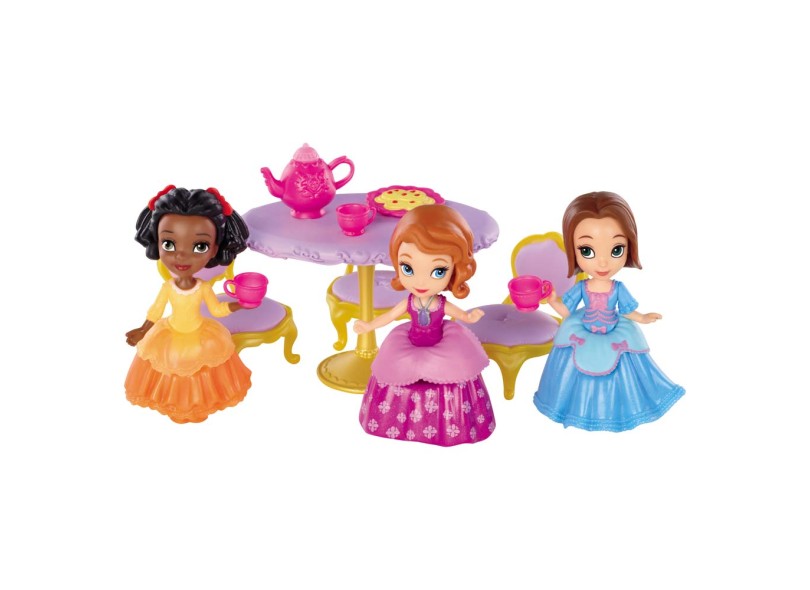 Boneca Princesas Disney Sofia Três Amigas Mattel