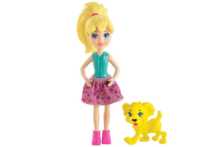 Boneca Polly com Bichinho de Estimação Mattel