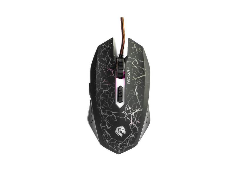Mouse Hayom Mu2912 6 Botões Óptico Usb