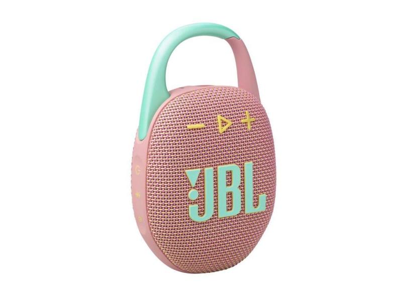 Caixa de Som Bluetooth Portátil JBL Clip 5 Rosa