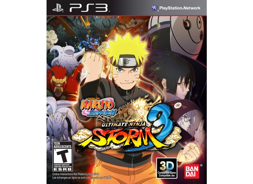 Jogo Naruto Shippuden Ultimate Ninja Storm 3 Playstation 3 Bandai Namco