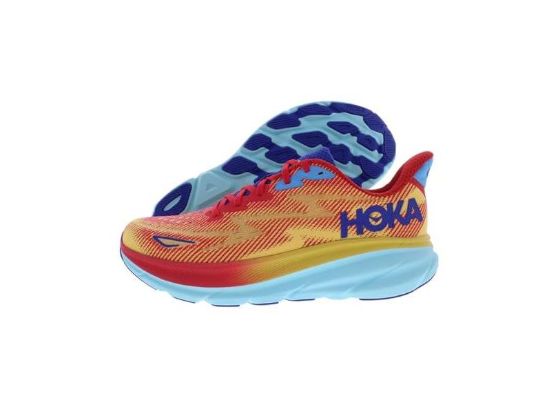 HOKA ONE ONE Tênis de corrida masculino, Cerise/Cloudless, 39