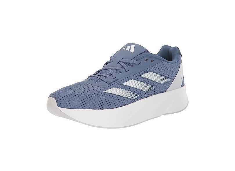 adidas Tênis de corrida feminino Duramo SL, azul careca/branco/cinza, 37, Azul careca/branco/cinza traço, 36
