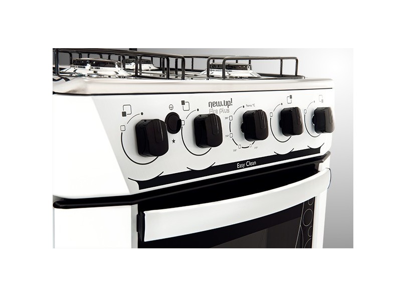 Fogão de Piso Newmaq 4 Bocas Fire Plus
