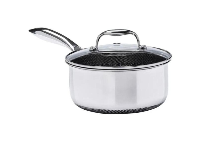 Panela Oxford Para Indução Inox Fundo Triplo Cookingpro 18Cm