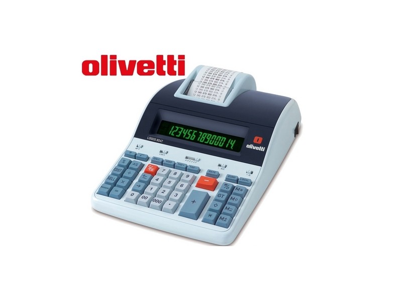 Calculadora De Mesa com Bobina Olivetti Logos 804T