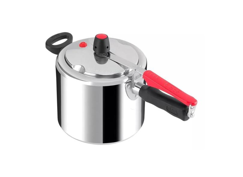 Panela de Pressão Clock 7 litros Alumínio Polido - Inox