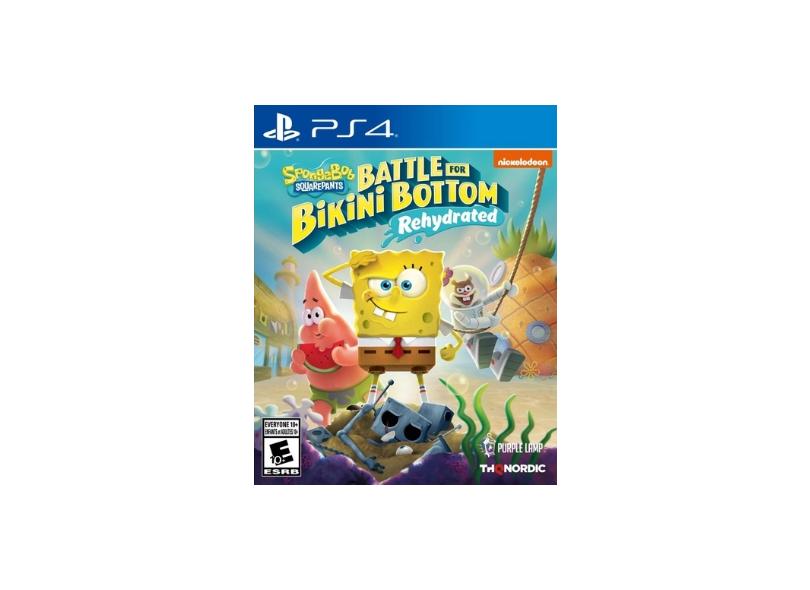 Jogo Spongebob Squarepants: Battle for Bikini Bottom Rehydrated PS4 THQ