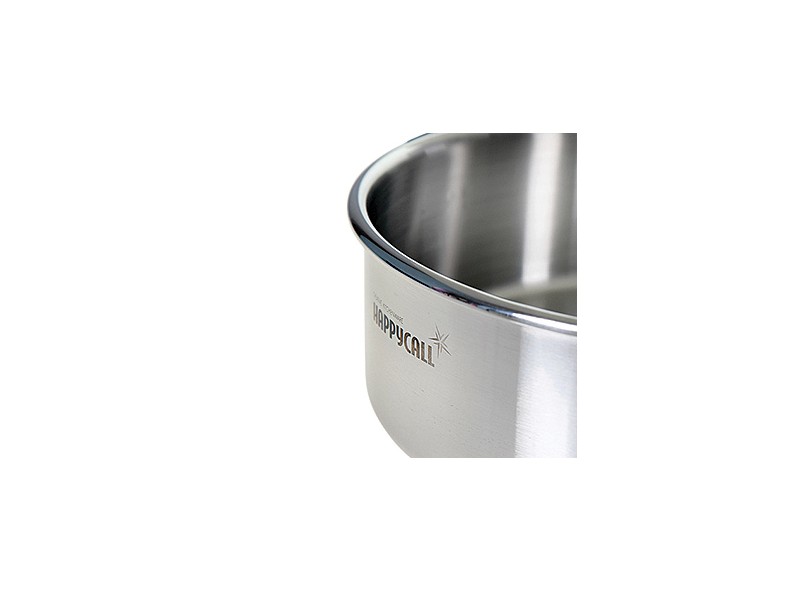 Caçarola Aço Inox 1 peça(s) HappyCall 3-Ply Stainless Steel Pot High 24cm