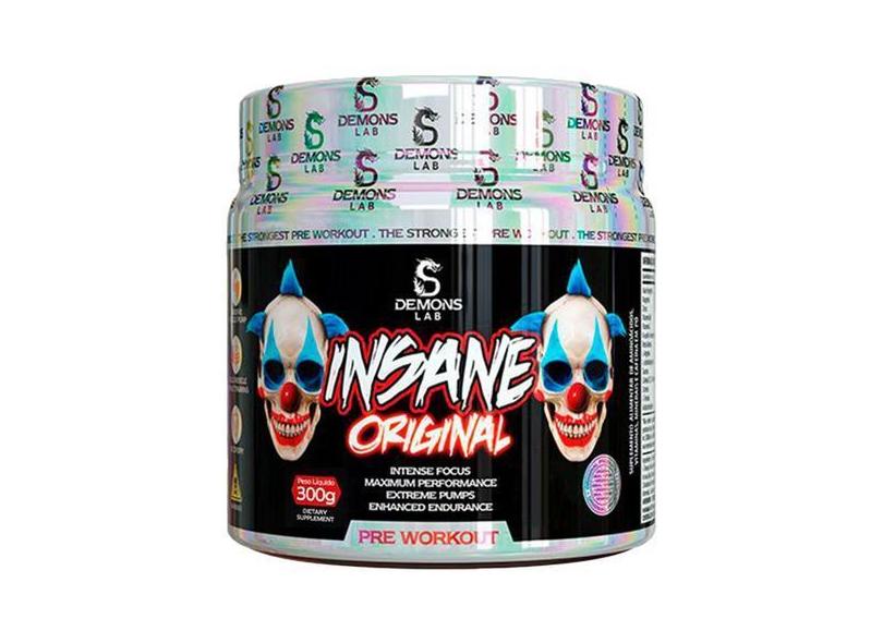 Pré Treino Insane Original 300G Pre Workout Demons Lab